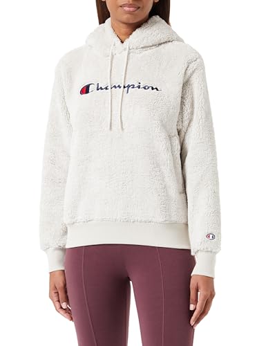 Champion Damen Legacy American Classics W-Bonded Polar Teddy Kapuzenpullover, Silber grau, L von Champion