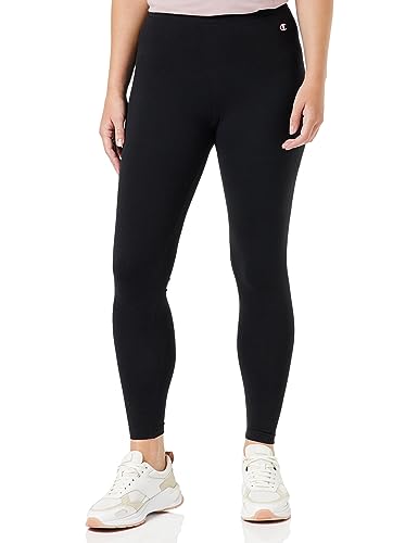 Champion Damen Legacy American Classics W Cotton Lycra 2er Pack Leggings, Schwarz, L von Champion