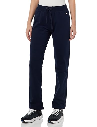 Champion Damen Legacy American Classics W-Leichter Stretch-Fleece-Kordelzug Trainingshose, Marineblau, S von Champion