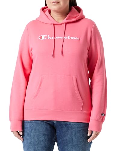 Champion Damen Legacy American Classics W-Light Powerblend Fleece Kapuzenpullover, Fluo Pink, M von Champion