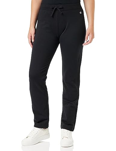 Champion Damen Legacy American Classics W-Light Stretch Fleece Drawstring Trainingshose, Schwarz, M von Champion