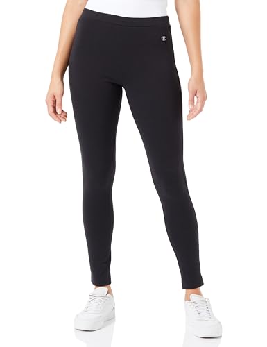 Champion Damen Legacy American Classics W-Light Stretch Fleece Leggings, Schwarz, XS von Champion