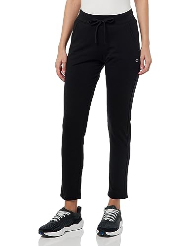 Champion Damen Legacy American Classics W-Light Stretch Fleece Slim Trainingshose, Schwarz, L von Champion