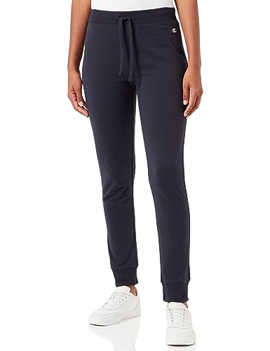 Champion Damen Legacy American Classics W Pro-Jersey Regular Rib Cuff Trainingshose, Marineblau, L von Champion