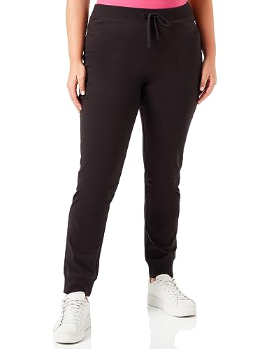 Champion Damen Legacy American Classics W Pro-Jersey Regular Rib Cuff Trainingshose, Schwarz, L von Champion