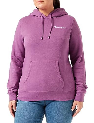 Champion Damen Legacy American Classics W-Script Logo Light Powerblend Fleece Kapuzenpullover, Lila Set, M von Champion