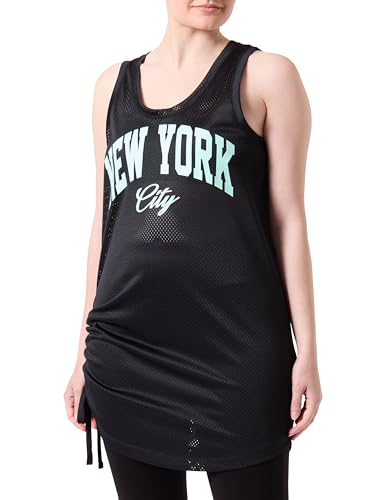 Champion Damen Legacy American Summer W-Relaxed S/L Poly-Mesh Tanktop, Schwarz, Medium von Champion