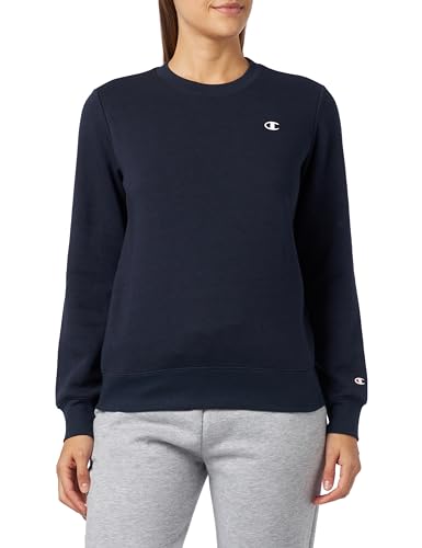 Champion Damen Legacy Basics W-Light Powerblend Fleece Crewneck Sweatshirt, Marineblau, L von Champion