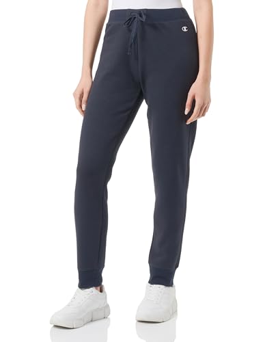 Champion Damen Legacy Basics W-Light Powerblend Fleece Rib Cuff Trainingshose, Marineblau, L von Champion