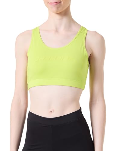 Champion Damen Legacy C-tech W (117479) -Racerback Bra Trainings-BH, Gelb (YS027), XS von Champion