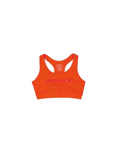 Champion Damen Legacy C-tech W (117479) -Racerback Bra Trainings-BH, Orange (OS014), XL von Champion