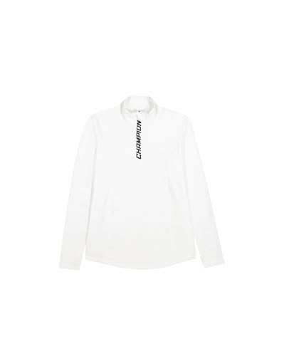 Champion Damen Legacy C-tech W (117586) -Quick-Dry Micro Polar Fleece Half-Zip High-Neck Sweatshirt, Rosa (WW003), M von Champion