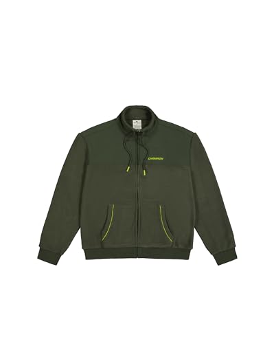 Champion Damen Legacy C-tech W (117588) -Explorer Polar Fleece Full-Zip High-Neck Sweatshirt, Grün (GS508), S von Champion
