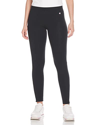 Champion Damen Leggings Legacy - Classic C-logo 7/8, Schwarz, XS von Champion