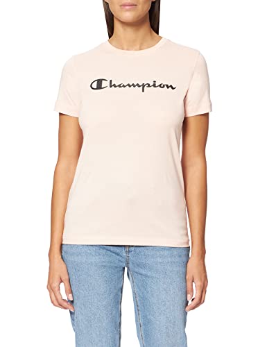 Champion Damen Legacy - Classic Logo Kapuzenpullover, Rosa, M von Champion