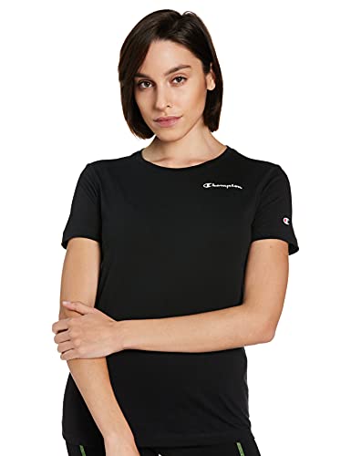 Champion Damen Legacy Classic Small Logo T-Shirt, Schwarz, XS von Champion