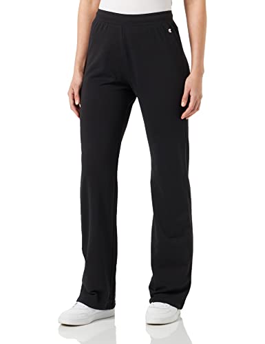 Champion Damen Legacy Easywear 2.0 High Waist Regular Drawstring Trainingshose, Nero, S von Champion