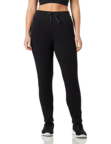 Champion Damen Legacy Easywear 2.0 High Waist Slim Drawstring Trainingshose, Nero, L von Champion