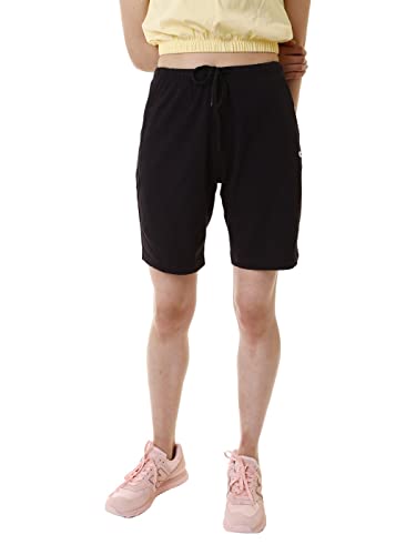 Champion Damen Legacy Easywear 2.0 Pro-Jersey Bermuda Shorts, Schwarz, L von Champion