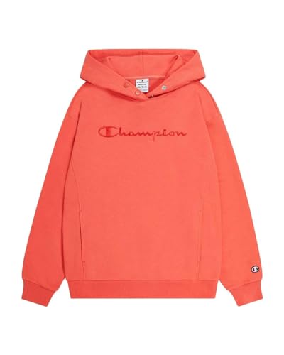 Champion Damen Legacy Icons Tonal Logo W-Spring Terry Kapuzenpullover, Korallenrot, XL von Champion