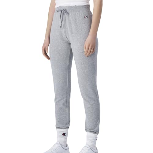 Champion Damen Legacy Icons W-Light Stretch Terry Rib Cuff Trainingshose, Grau, L von Champion