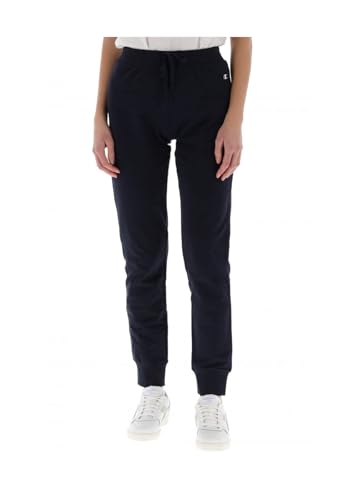 Champion Damen Legacy Icons W-Light Stretch Terry Rib Cuff Trainingshose, Schwarz, M von Champion