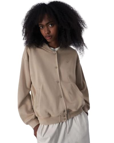 Champion Damen Legacy Icons W-Spring Terry Bomber Sweatshirt, Hellbraun, XS von Champion