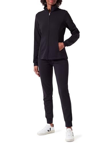 Champion Damen Legacy Minimalist Resort W-Light Powerblend Terry Full-Zip Sportanzug, Schwarz, L von Champion