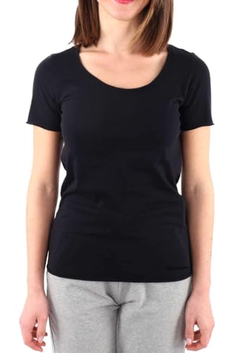 Champion Damen Legacy Minimalist Resort W-Regular S/S Crewneck T-Shirt, Schwarz, Small von Champion
