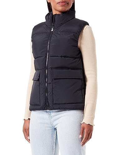 Champion Damen Legacy Outdoor W Crickle Nylon S-l High-Neck Gepolsterte Weste, Schwarz, XL Champion Damen Legacy Outdoor W Crickle Nylon S-l High-Neck Gepolsterte Weste, Schwarz, XL von Champion