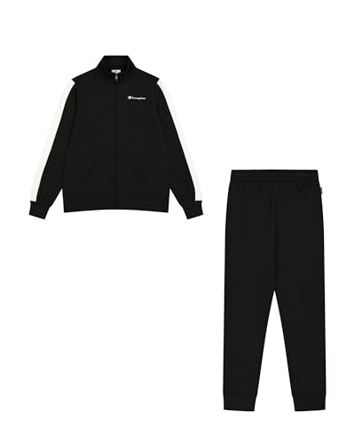 Champion Damen Legacy Script Shop W (117520) -Soft Compact Powerblend Fleece High-Neck Sportanzug, Schwarz (KK001), L von Champion