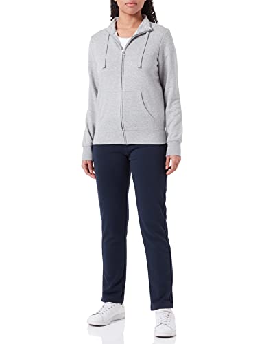 Champion Damen Legacy Sweatsuits Heritage Powerblend Ac Trainingsanzug, (Hellgrau Melange/Marineblau), XXL von Champion