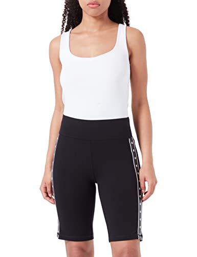 Champion Damen Legacy Tape 2.0 High Waist Biker Shorts, Schwarz, M von Champion