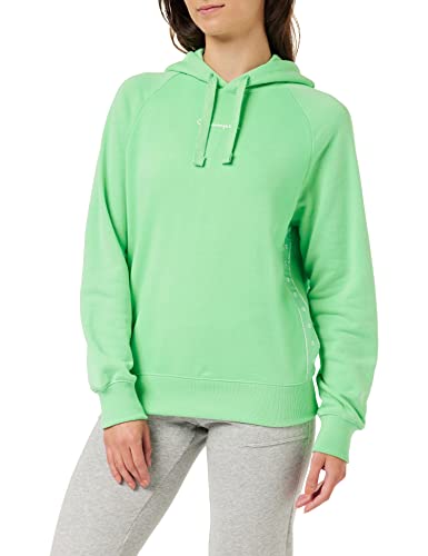 Champion Damen Legacy Tape 2.0 Powerblend Regular Kapuzenpullover, Teal, S von Champion