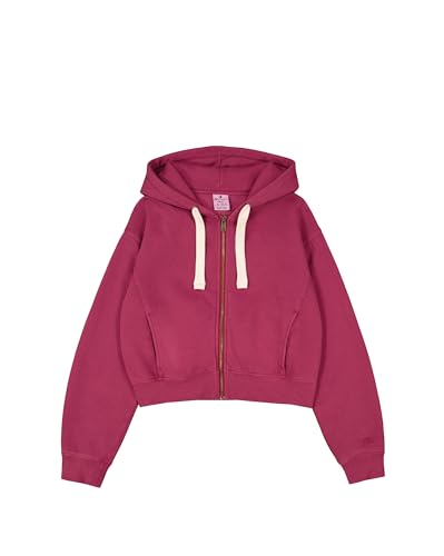 Champion Damen Legacy Vintage Wash W (117631) -Nano-Fleece Hooded Kapuzenpullover, Rot (RS507), S von Champion
