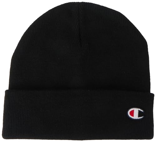 Champion Damen Lifestyle Caps-805898 Beanie-Mütze, Schwarz, One Size von Champion