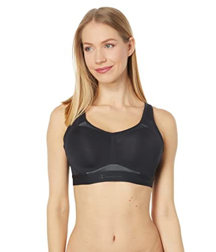 Champion Damen Motion Control Bügel Sport-BH, Schwarz, 75C von Champion