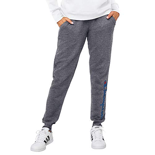 Champion Damen Plus-Size Powerblend Jogger Trainingshose, Granit Heather Script, 4X-Groß von Champion