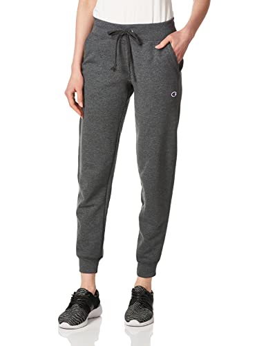 Champion Damen Powerblend Jogger Trainingshose, Granit Heather-Gf937, XXL von Champion