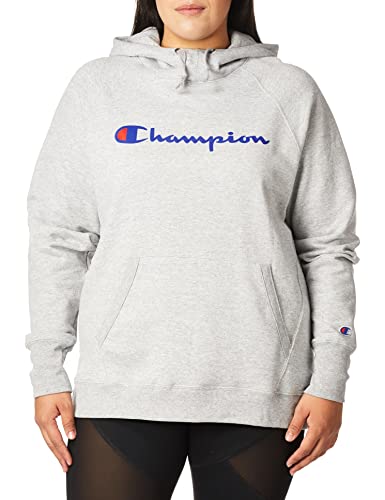 Champion Damen Powerblend Kapuzenpullover, Oxford-Grau, Small von Champion