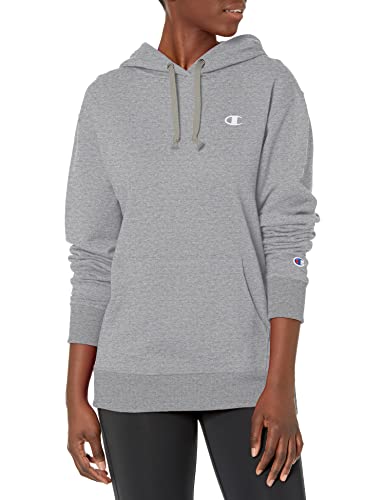 Champion Damen Powerblend Oversized Fleece Hoodie Kapuzenpullover, Oxford Gray-407d55, L von Champion