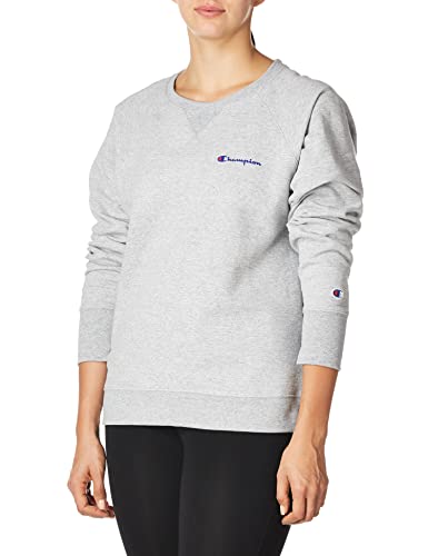 Champion Damen Powerblend Sweatshirt, Oxford-Grau, Small von Champion