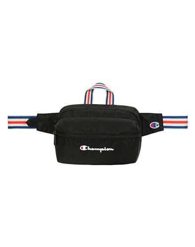 Champion Damen Qualifier-Hüfttasche mit Reißverschlusstaschen (Schwarz, Einheitsgröße, OSFA), Einheitsgröße von Champion