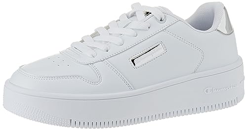 Champion Damen Rebound Plat Metal Sneakers, Bianco Argento Ww002, 38.5 EU von Champion