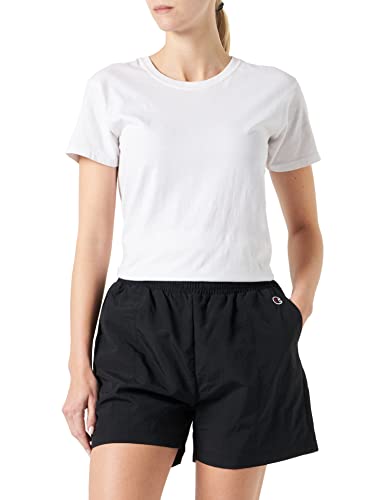 Champion Damen Rochester 1919 C-Campus High Waist Shorts, Schwarz, M von Champion