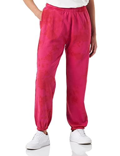 Champion Damen Rochester 1919-Champion Logo Tie Dye High Waist Elastic Cuff Trainingshose, Fucsia (FPL), L von Champion