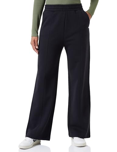 Champion Damen Rochester 1919 Eco Future W-Organic Cotton Fleece High-Waist Wide Leg Trainingshose, Schwarz, L von Champion
