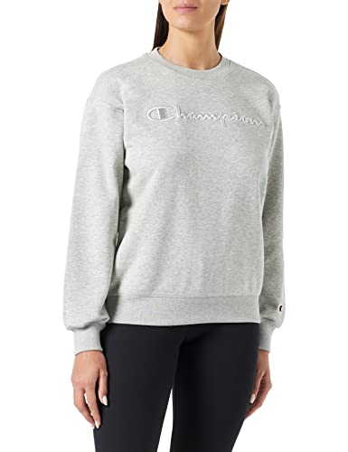 Champion Damen Rochester 1919 Logo Crewneck Sweatshirt, Hellgrau Melange (Lngym), L von Champion