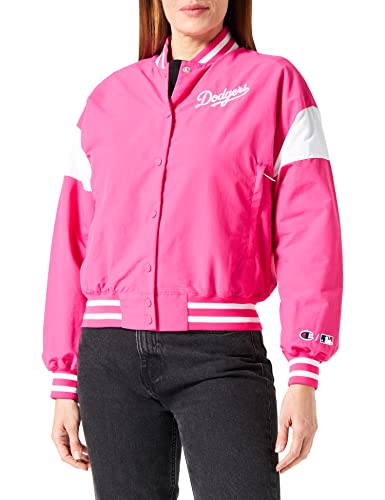 Champion Damen Rochester 1919 MLB Bomber Jacke, Fuchsia (FPL), S von Champion