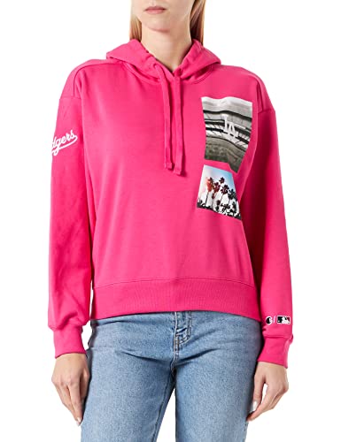 Champion Damen Rochester 1919 MLB Kapuzenpullover, Fuchsia (Fpl), L von Champion